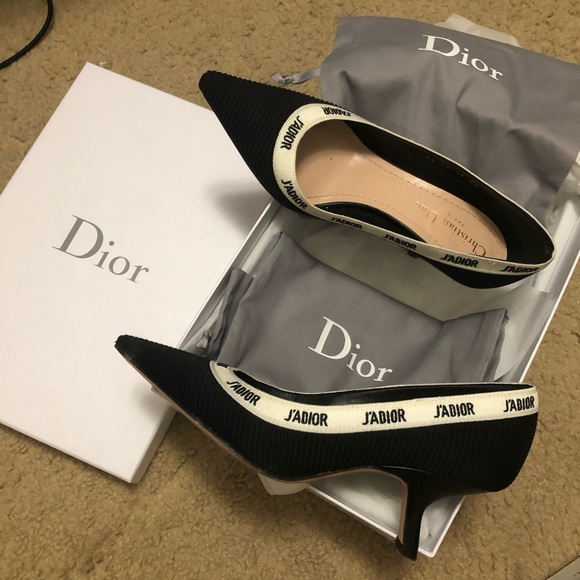 Dior Shoes - Dior Black J’adior Suede Pumps
